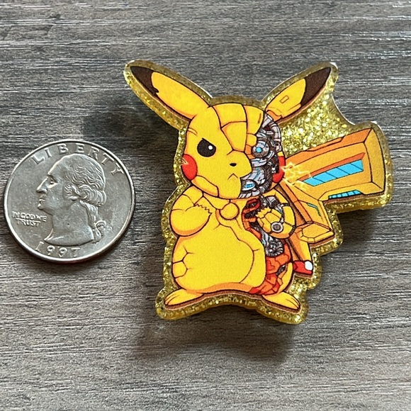 🎄 5 for $25 🎄 Handmade Pikachu magnet - Picture 1 of 4